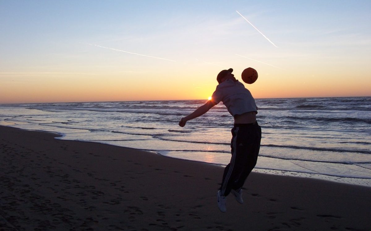 Nederland op strand